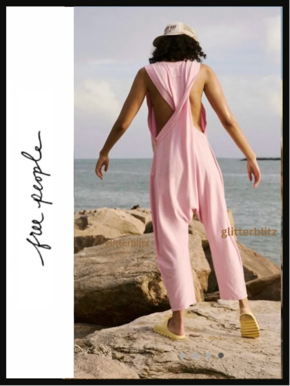 Free People Hot Shot Onesie Twisted in Pinky Fuchsia 💖 Factory Sealed